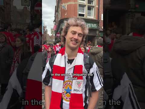 Unión entre aficiones en las calles de Newcastle