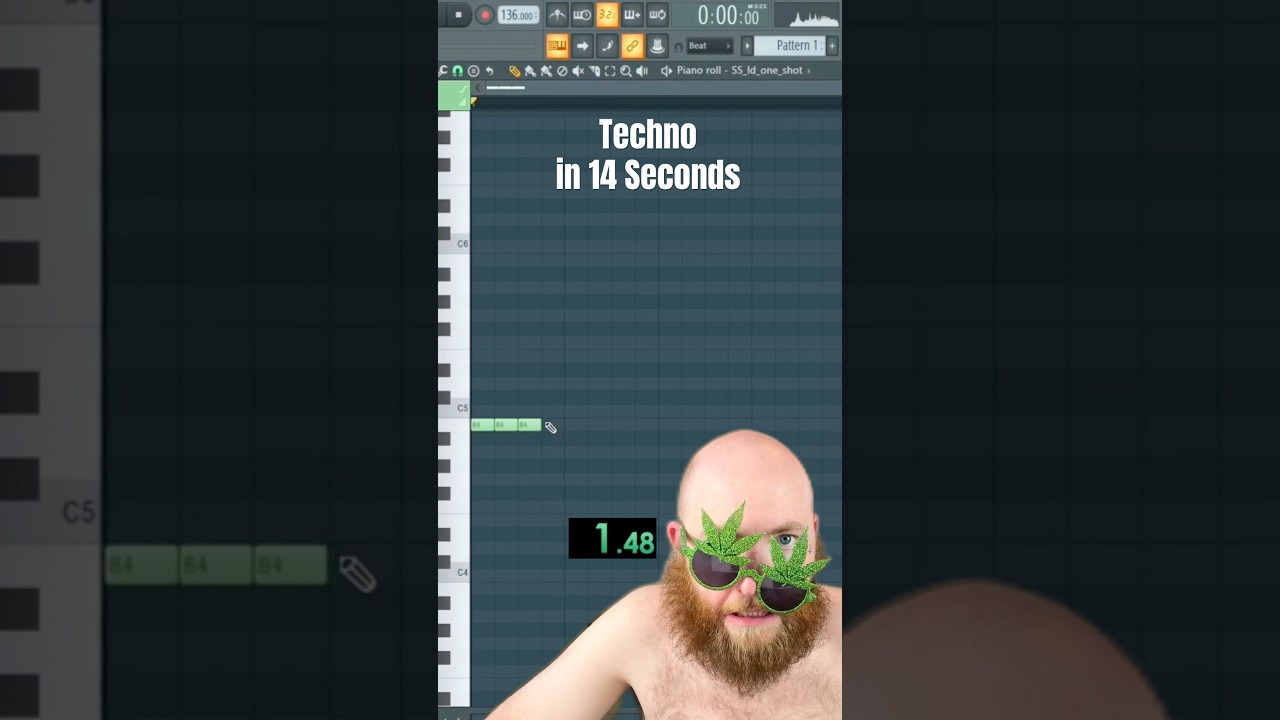 Techno in 14 Seconds! 🎶