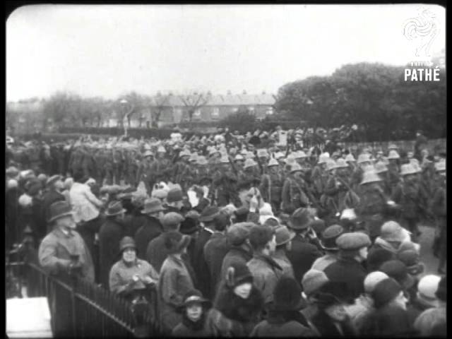 British Royal Marines Depart from Portsmouth to China in 1927