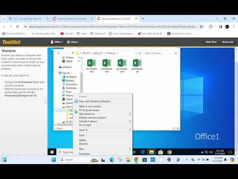 7.4.3 Encrypt Files with EFS : TestOut