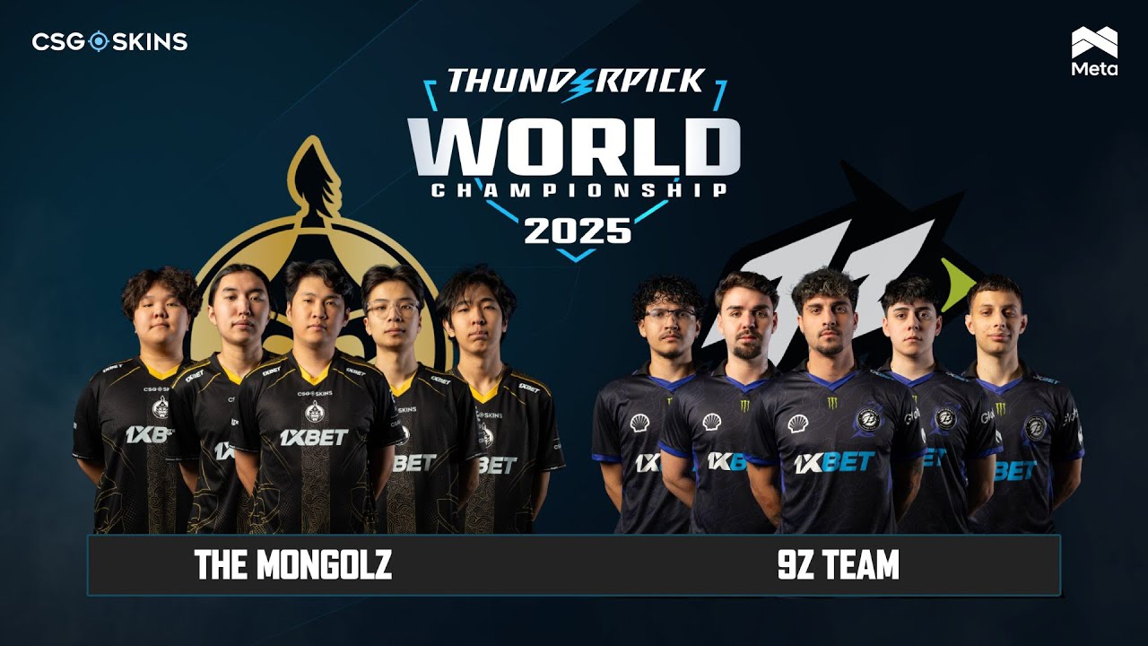 The MongolZ vs 9z - Thunderpick World Championship 2025 Decider - MN Cast