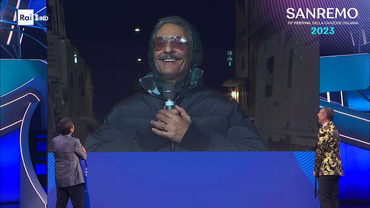 Sanremo 2023 - Fiorello e la gag con Amadeus