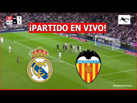 🔴 REAL MADRID vs VALENCIA EN VIVO ⚽ JUEGA MBAPPE 🔥 LA LIGA ESPAÑOLA