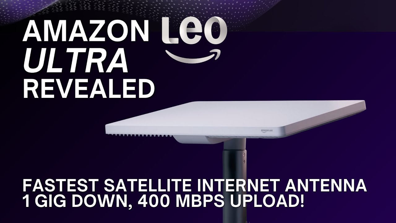 Amazon Leo Ultra: Fastest Satellite Internet Antenna ๐