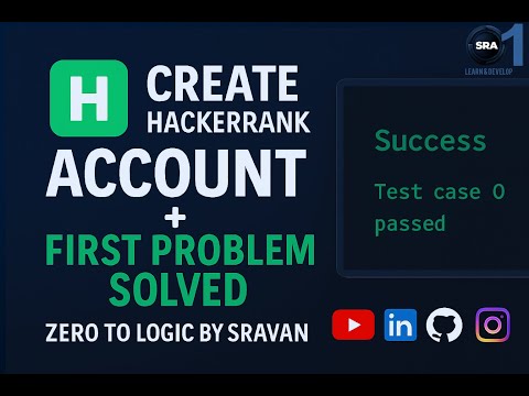 How to Create a HackerRank Account | Create HackerRank Sign Up | Beginner's Full Guide 2025