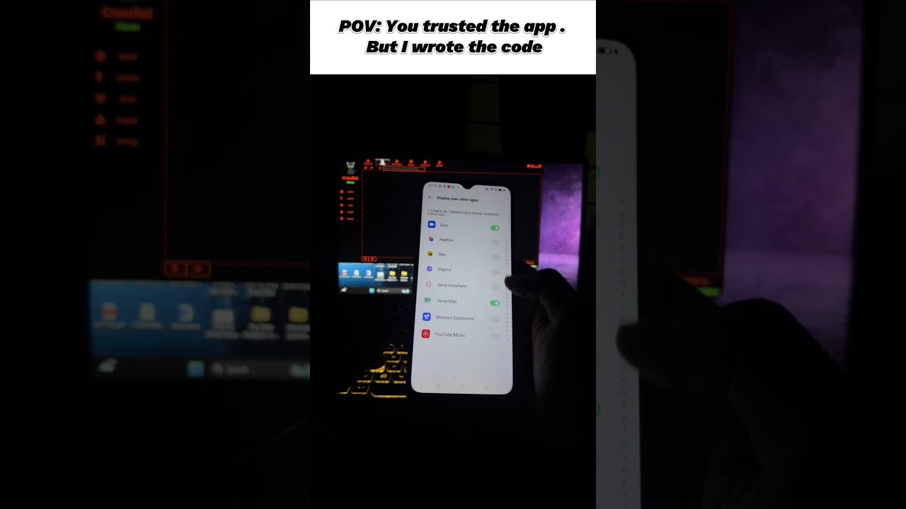 You Trusted the App, but I Wrote the Code ☠️
