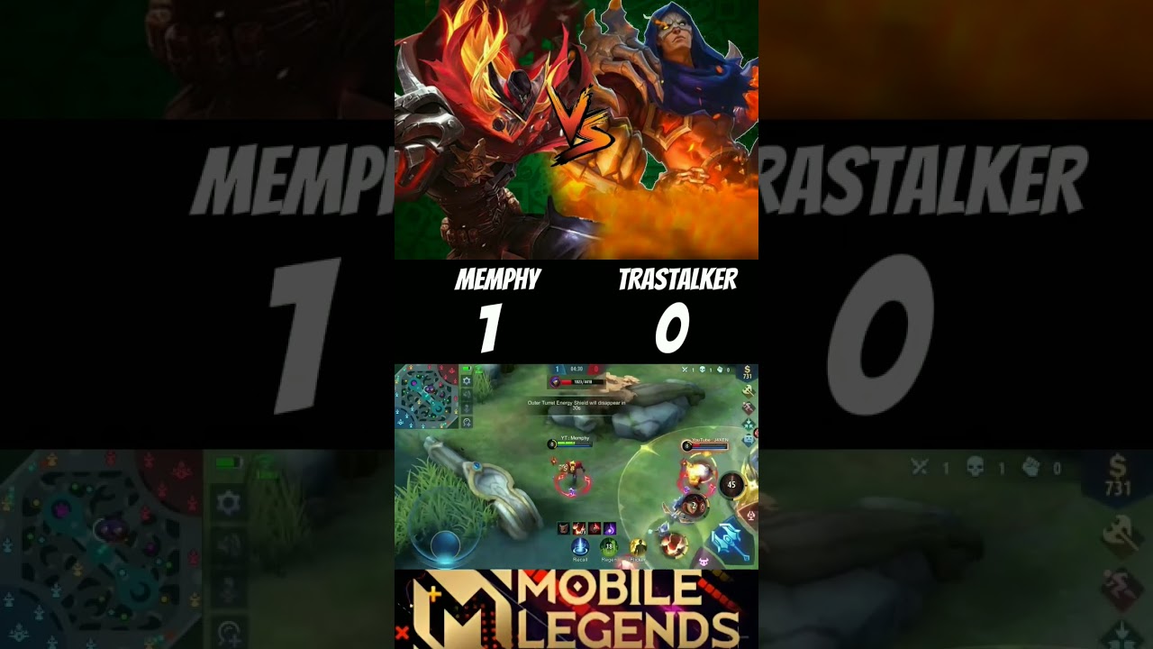 Memphy vs Trashtalker🔥 (6-0) memphy easily beat him🔥 #memphy #aldous #mlbb #shorts
