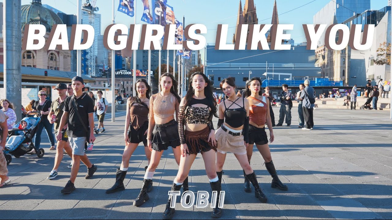 TPOP in Public | Australia | Tobii 'Bad Girls Like You' Dance Cover