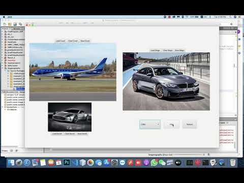 Image into image steganography java project