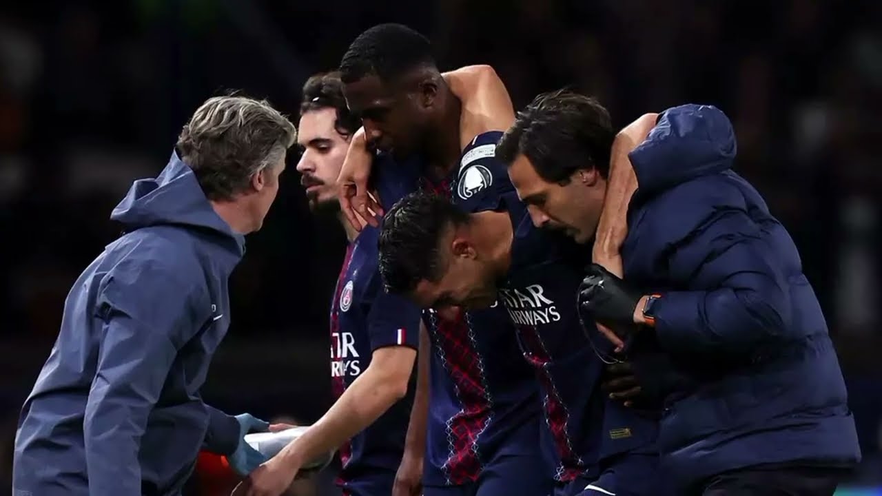 Achraf Hakimi Sidelined by Injury & Luis Díaz Red Card in PSG vs Bayern ⚽