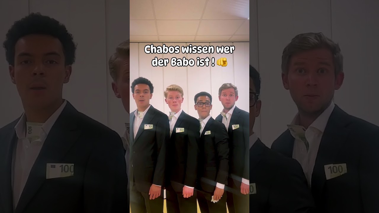 Chabos wissen, wer der Babo ist 🫵!