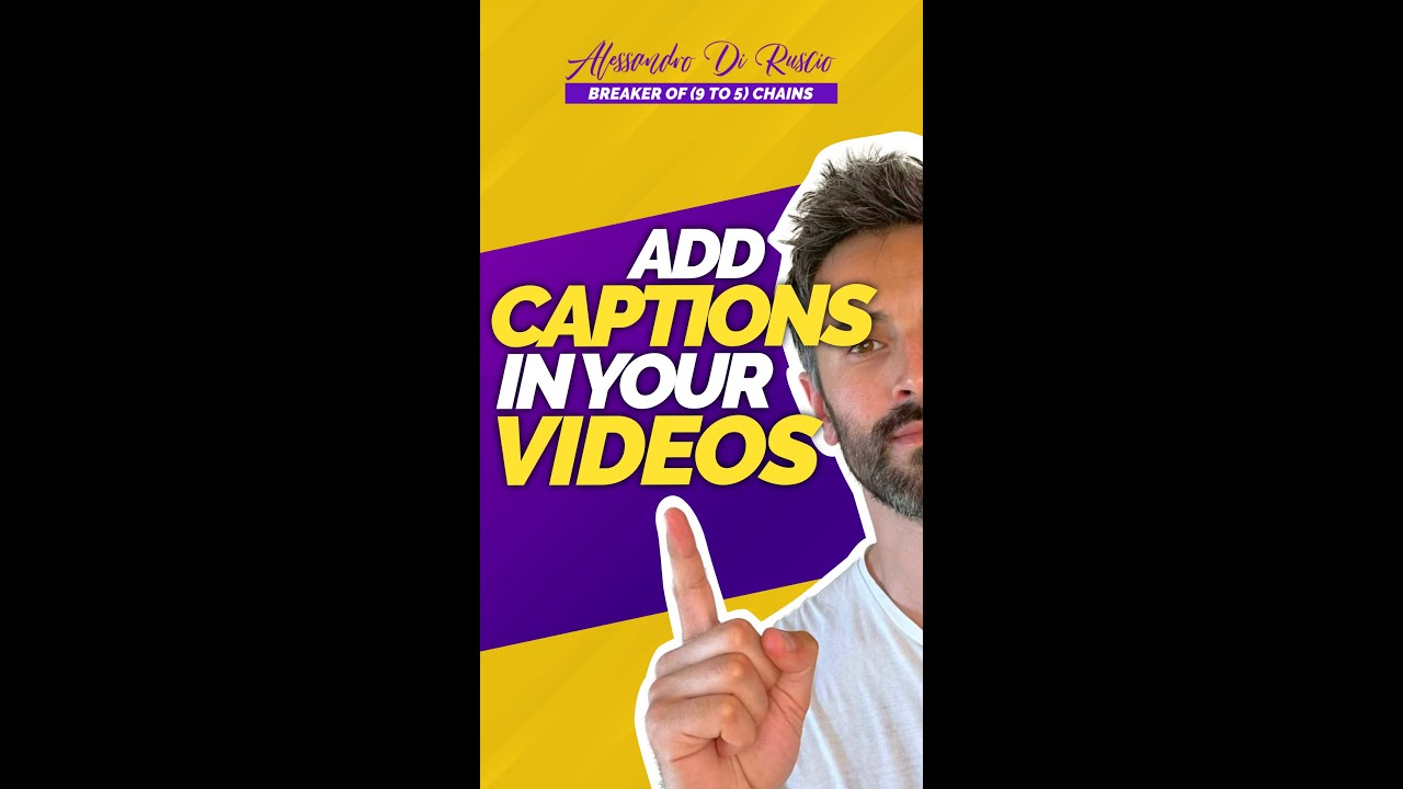 Add Captions to Your Videos 🎥 #shorts