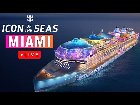 🔴 LIVE Port Miami Cruise Ship Departures and Arrivals | ICON of the Seas