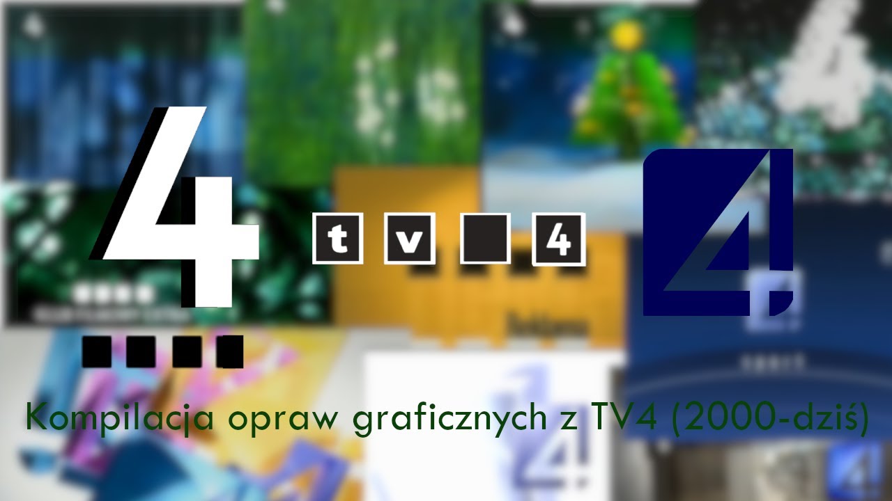 TV4 Oprawy Graficzne Kompilacja (2000-obecnie) 🎨