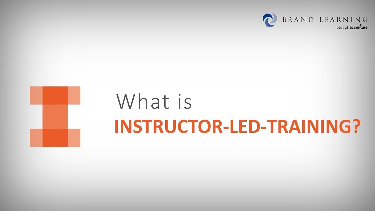 What is Instructor-Led Training?