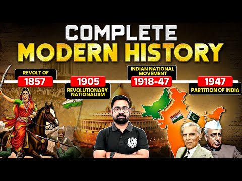 Revision of Modern Indian History for UPSC in 30 Minutes | SMART Revision | UPSC 2025
