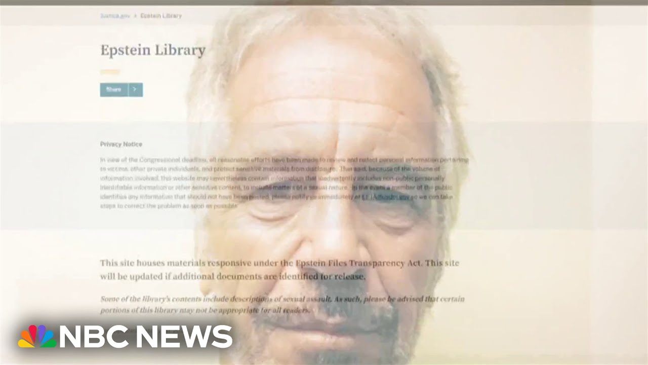 3 million pages of Epstein documents released