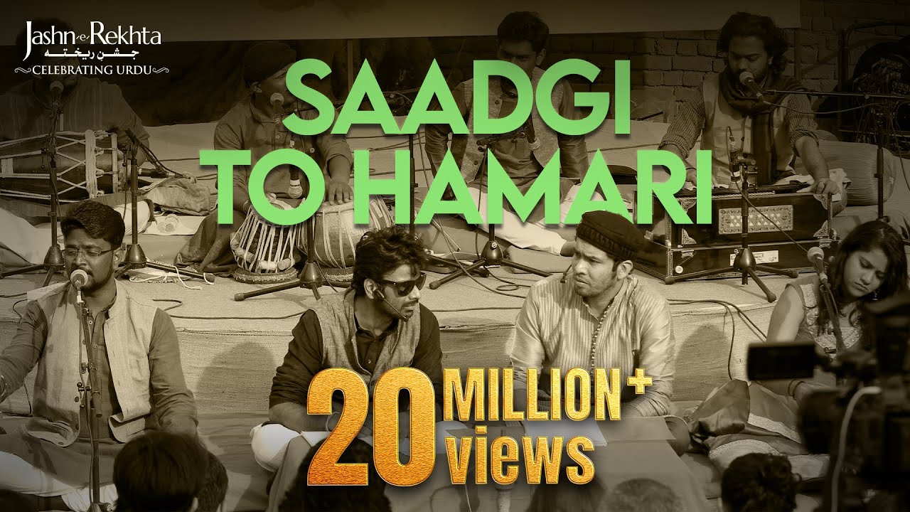 Saadgi To Hamari Zara Dekhiye | Urdu Ghazal Live 🎶