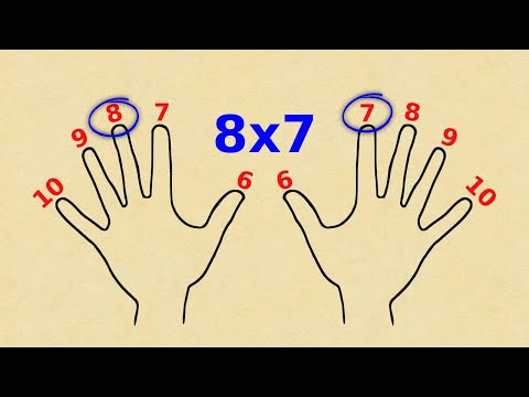 🤯Cómo MULTIPLICAR con LOS DEDOS🤞| TRUCAZO para NUNCA olvidar las TABLAS de MULTIPLICAR
