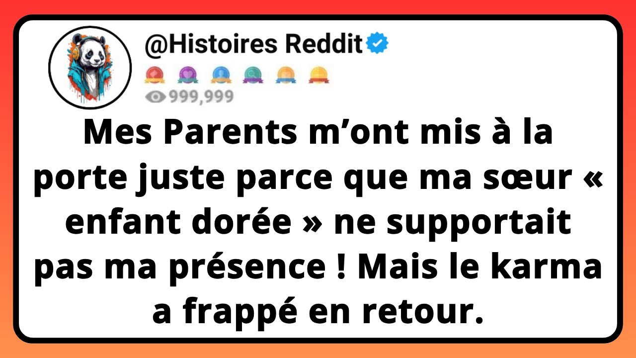 Mes PARENTS M’ont Mis À La Porte Juste Parce Que Ma Sœur « Enfant Dorée » Ne Supportait Pas Ma...