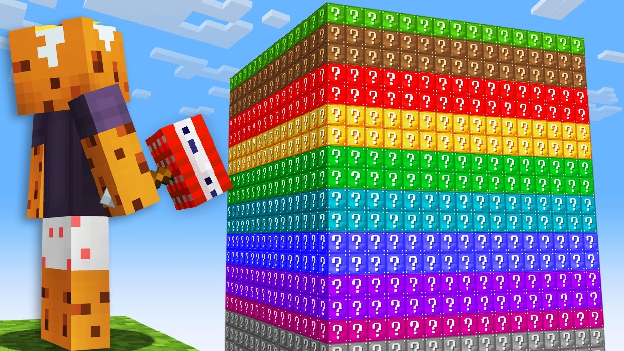 Survived 100 Days on a Lucky Chunk in Minecraft ๐ฎ