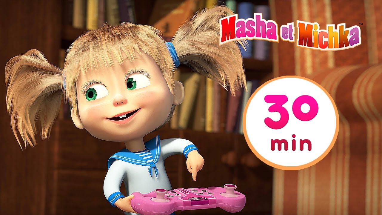 Masha et Michka 👱♀️ Mon Amie Le Robot🤖Compilation 6 ⏱30 min