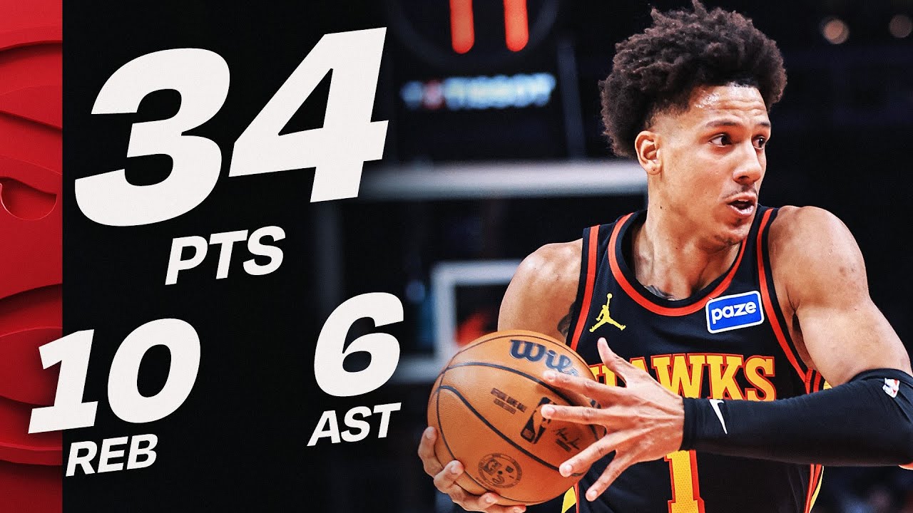 Jalen Johnson Goes Off On New Years Eve - 34 PTS, 10 REB, & 6 AST | December 31, 2025