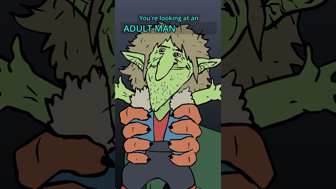 Epic D&D Animated Scene: Adult Man Goblin in Witchlight Campaign 🖍️