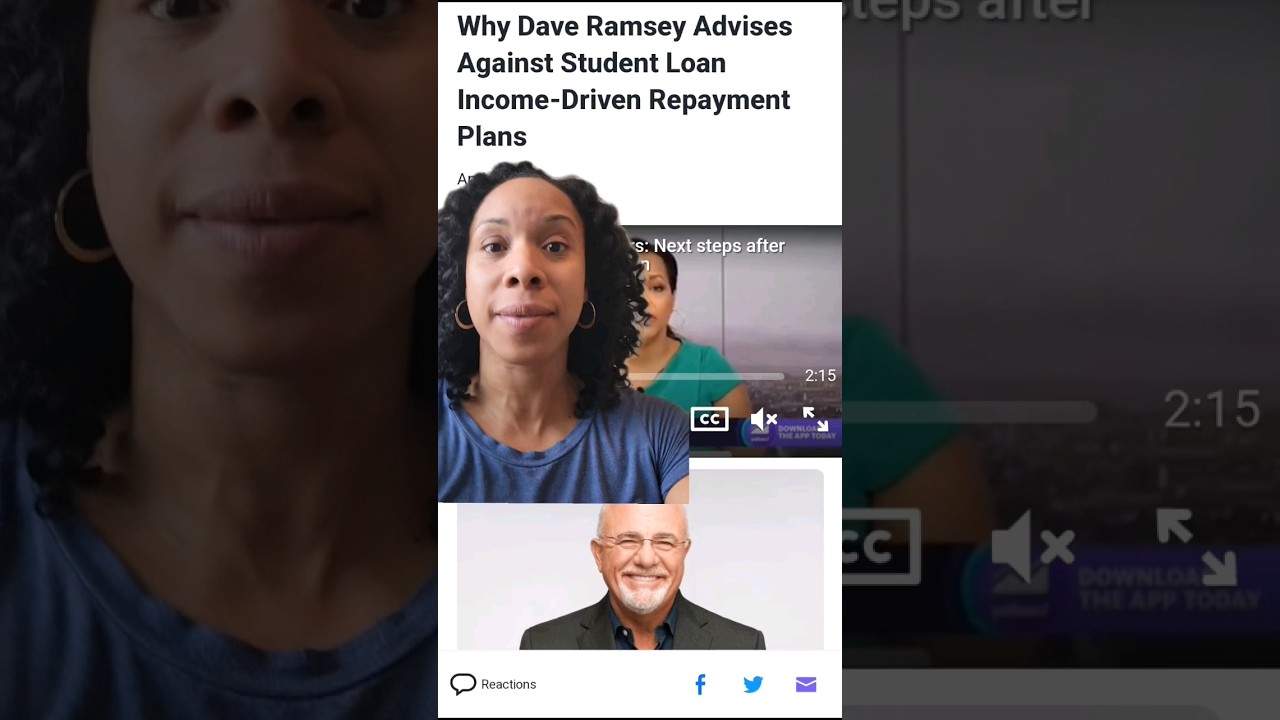 Lawyer Reacts to Dave Ramsey on Student Loan Plans 💼