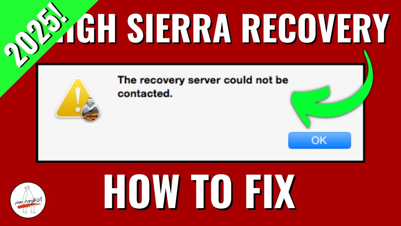 Fix High Sierra Recovery Server Error 🚫