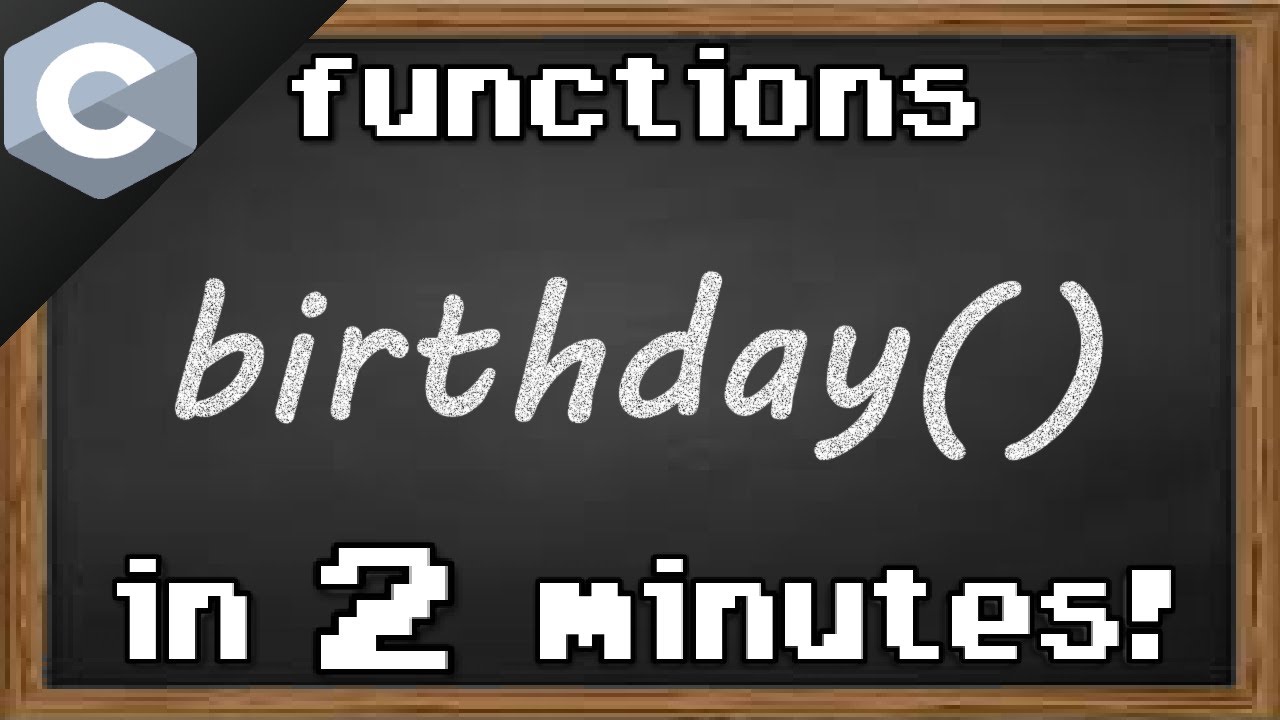C functions π