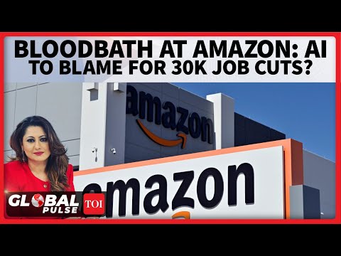 Mayhem at Amazon Amid 30,000 Job Cuts: AI - Easy Corporate Excuse? | Global Pulse