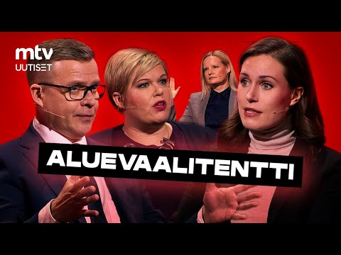 Pääministeri Marin kiihtyi MTV:n aluevaalitentissä – katso kohokohdat puheenjohtajatentistä