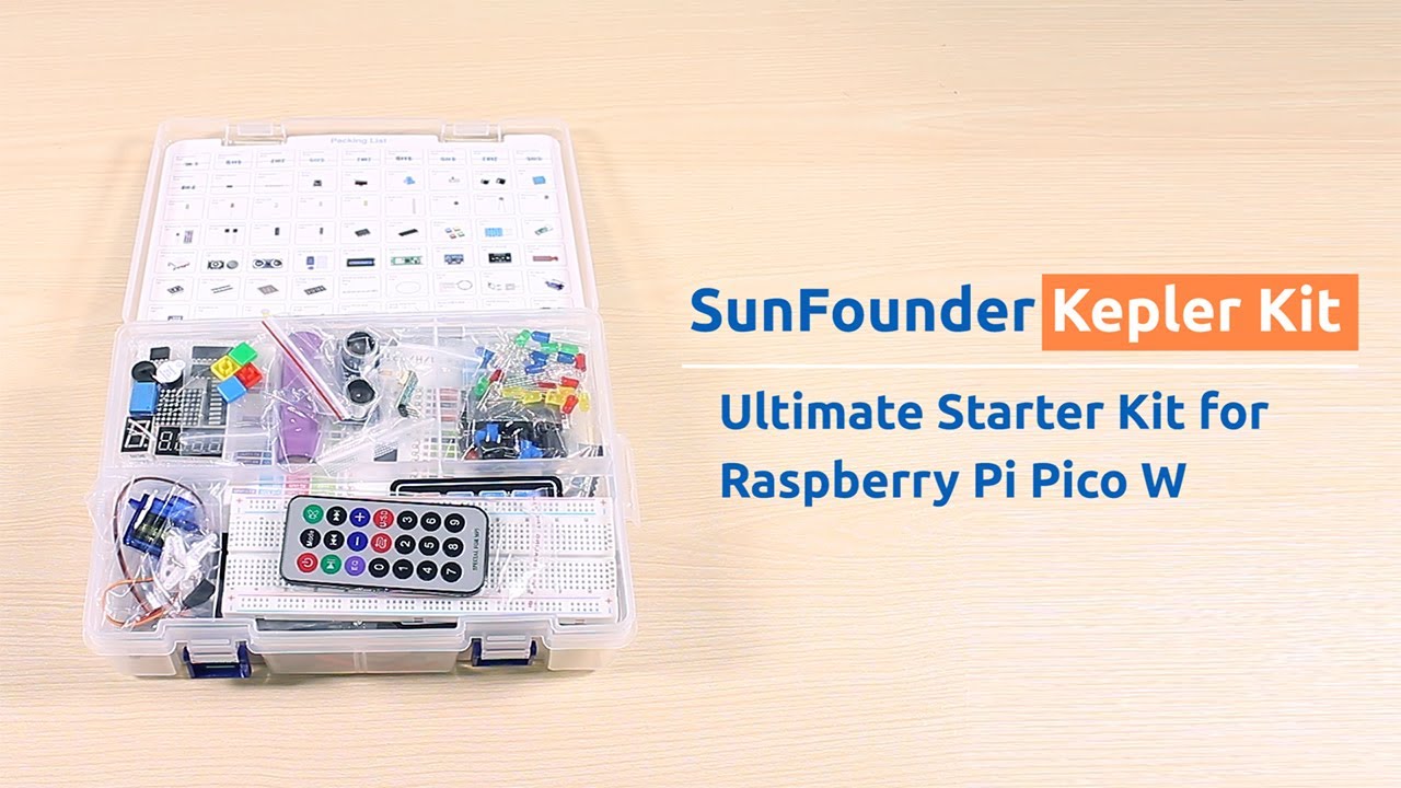 SunFounder Raspberry Pi Pico W Starter Kit 🚀