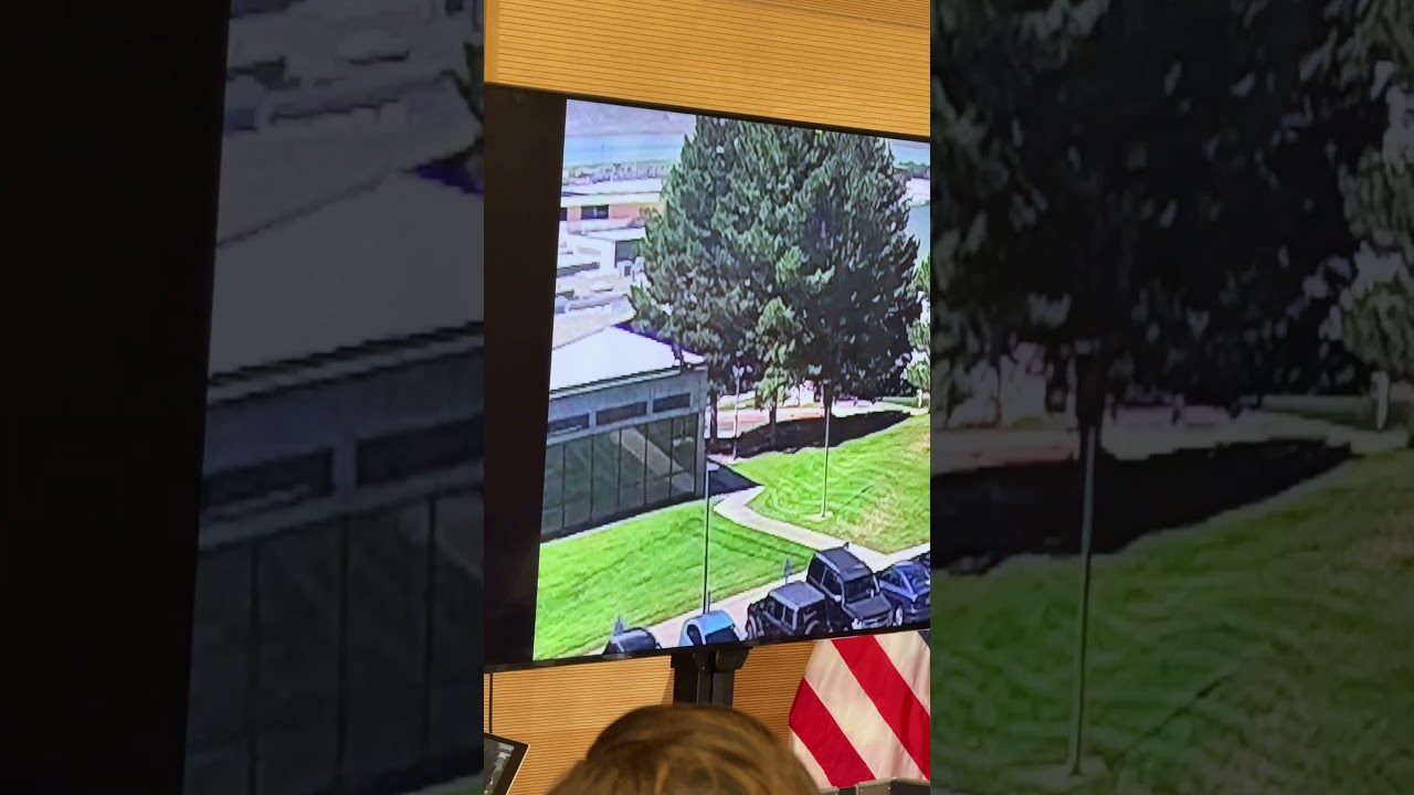 Police release video of Charlie Kirk shooting suspect jumping off building at Utah Valley University