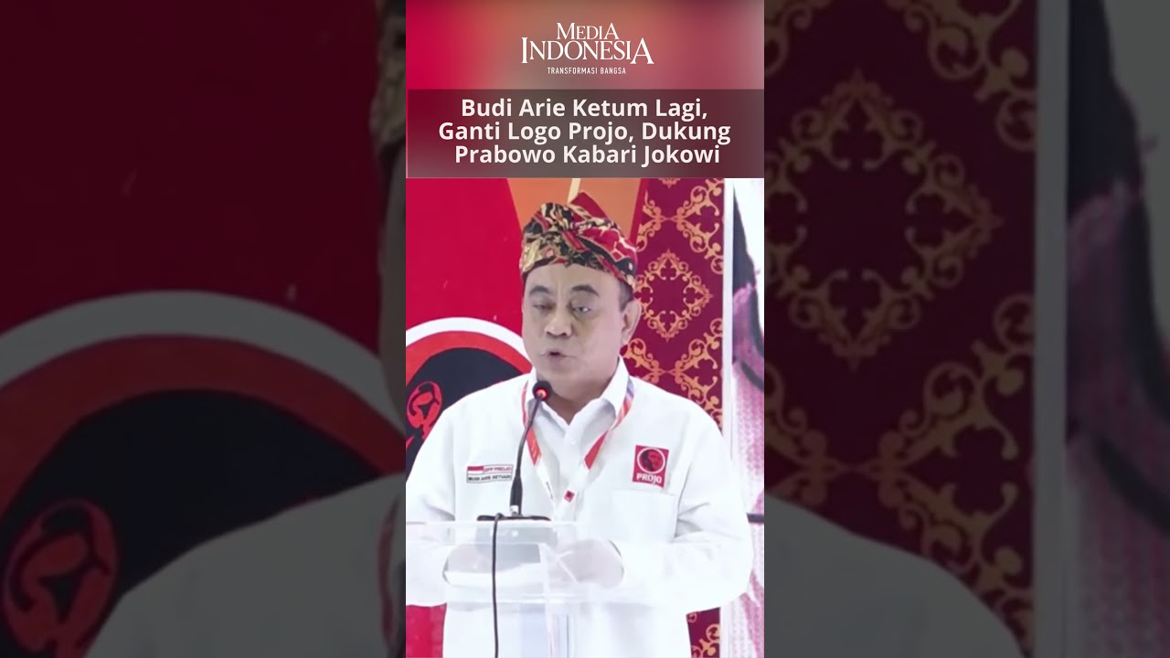 Budi Arie Kembali Jadi Ketua Projo, Ganti Logo dan Dukung Prabowo 🇮🇩