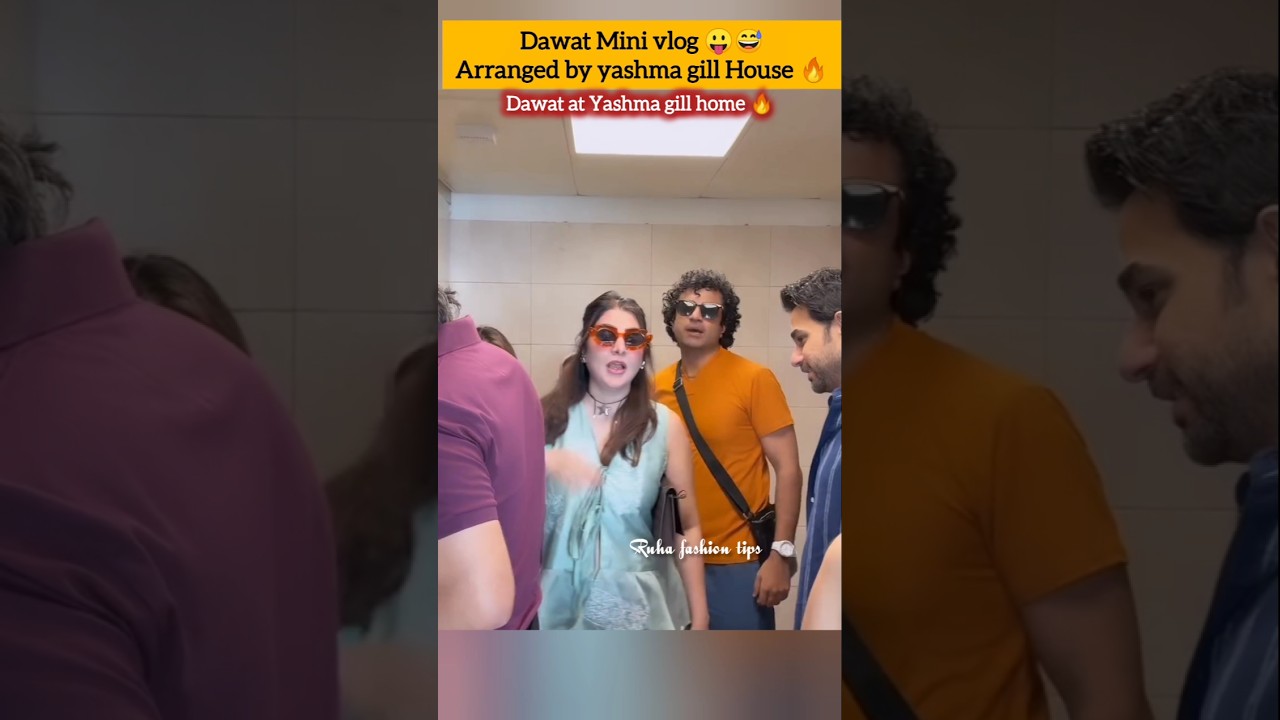 Ali Ansari, Saboor Aly & Kinza Hashmi at Yashma Gill's Dawat 🎉