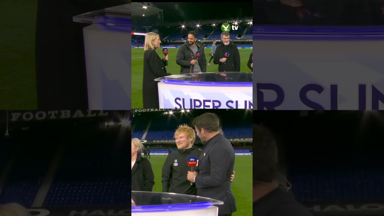 Ed Sheeran Interrupts Ruben Amorim's Interview 🎤 | Football Short