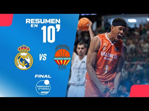 🏀 Resumen en 10': Real Madrid vs Valencia Basket - Final Supercopa Endesa 2025