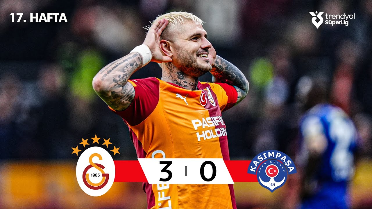 Galatasaray (3-0) Kasımpaşa - Highlights/Özet | Trendyol Süper Lig - 2025/26