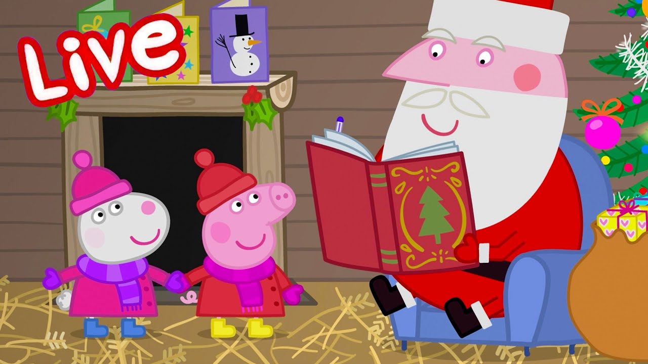 Peppa Pig Christmas 2025 Live! 🎄 Kids Fun