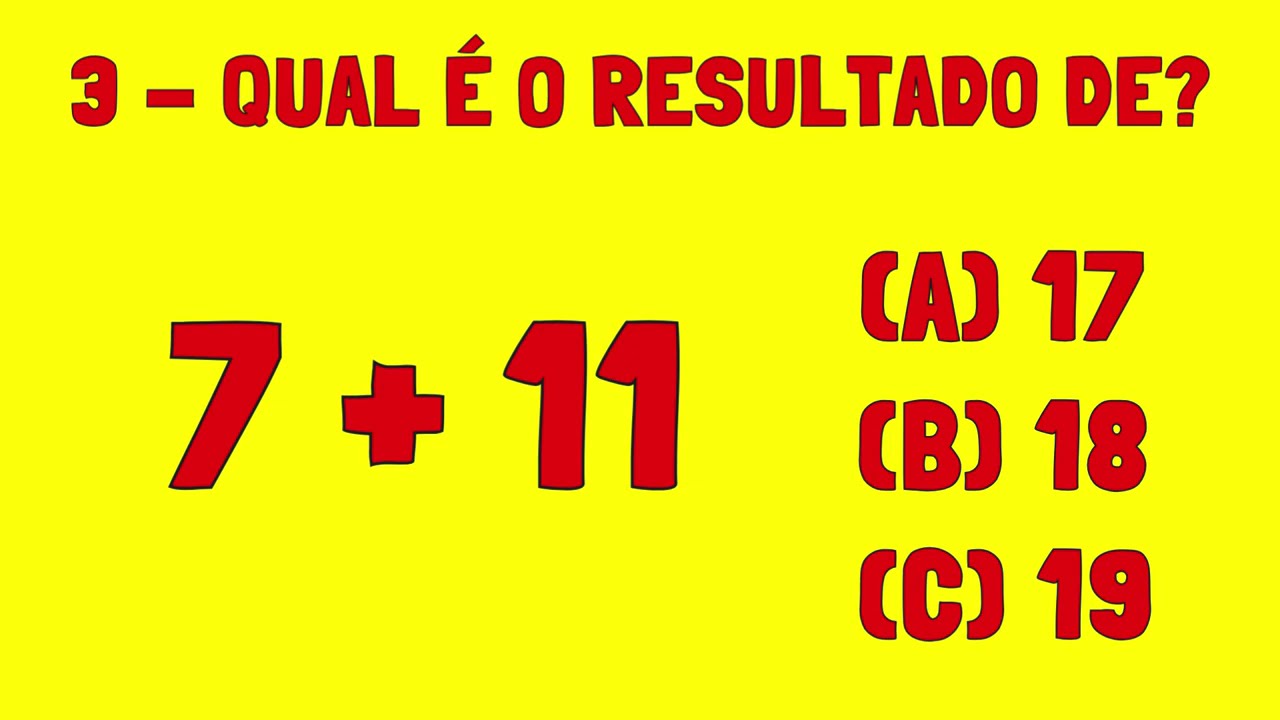 Quiz de Matemática: Soma e Adição - Parte 5