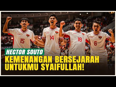Timnas Futsal Indonesia Bungkam Australia, Souto: Kemenangan Ini untuk Syaifullah!