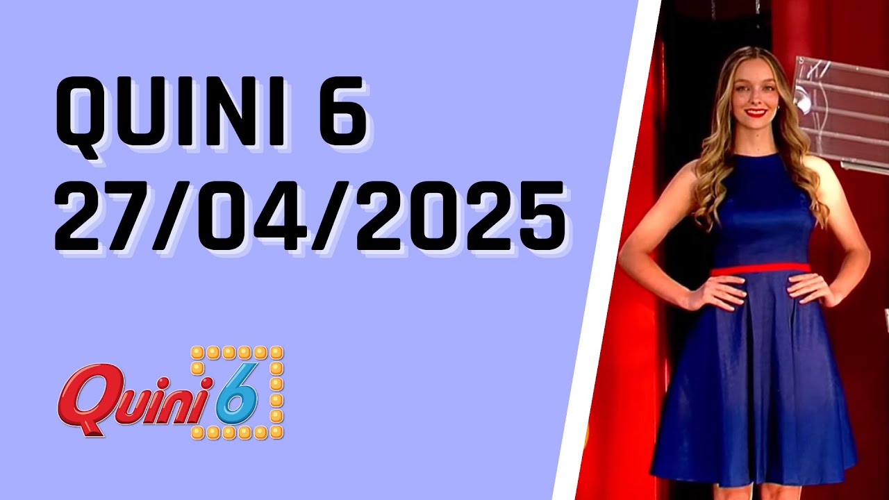 Quini 6 en vivo 27/04/2025 - Resultados del sorteo