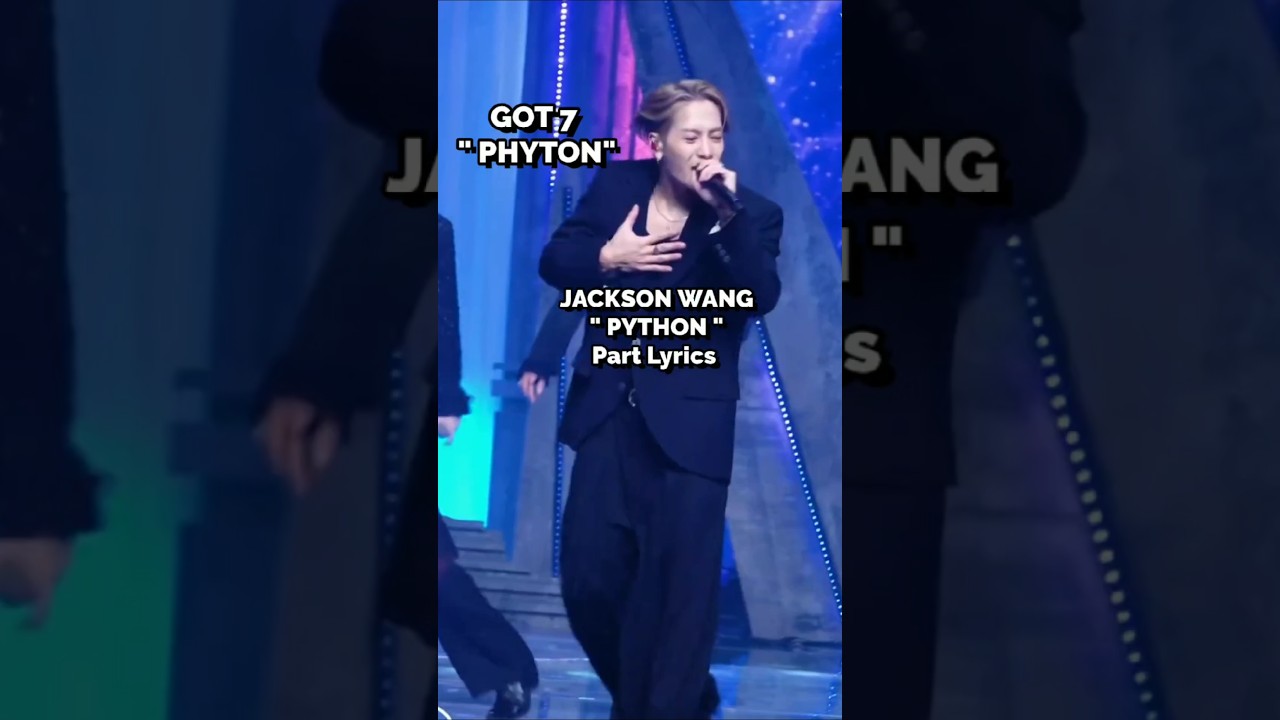 Jackson Wang's Python Rap Lyrics 🎶
