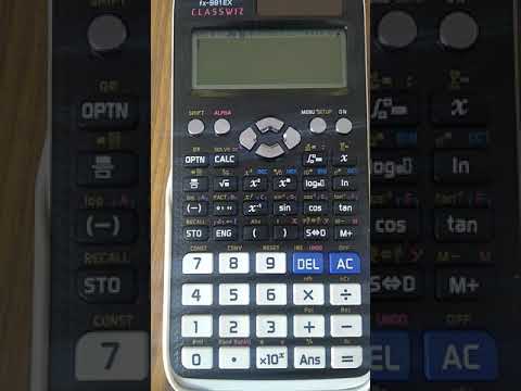 Fix Significant Digits & Switch to Scientific Mode on FX-991EX