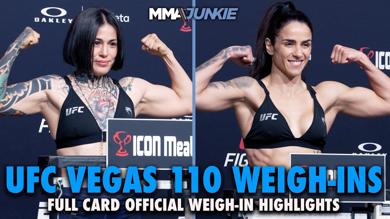 UFC Vegas 110 weigh-in highlights: Perfect session for Apex return | UFC Fight Night 263