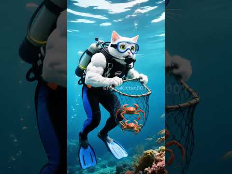 🐋Whale’s Stomach Adventure: Reunion of Kitten and Cat Dad🔥