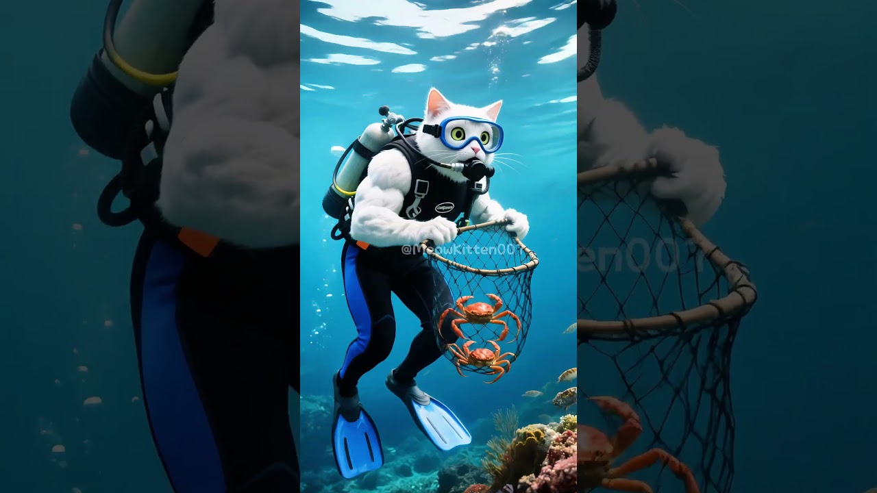 Whale’s Stomach Rescue: Kitten Saves Cat Dad 🐋