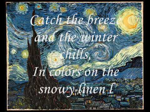 Don McLean - Vincent (Starry Night) with Lyrics πΆ